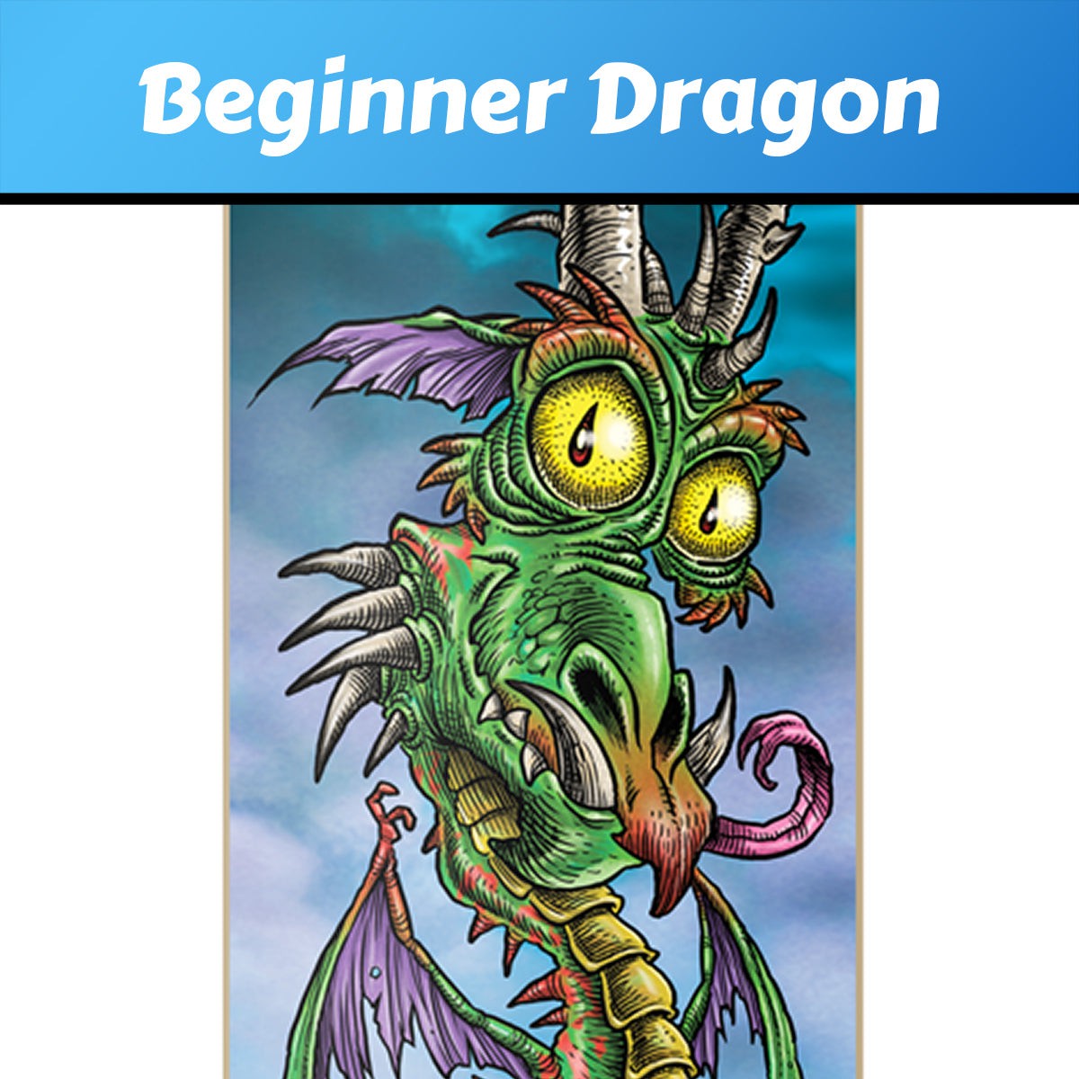 SkateXS Beginner Dragon Kids Skateboard Icon